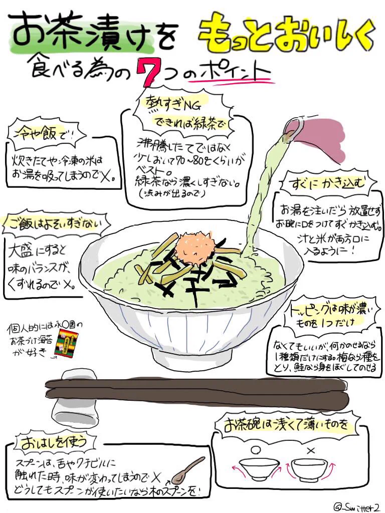 すごいこだわりｗお茶漬けを美味しく食べる方法が真似したいと話題にｗｗｗ