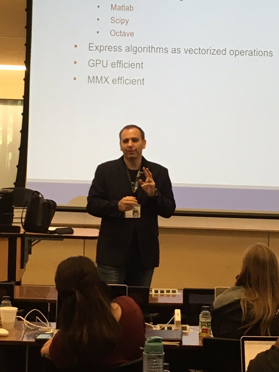 DrBDub's tweet photo. Fun day #mltrain #mlconf #mlconfatl with @vasiloglou https://t.co/2efCm5tx05