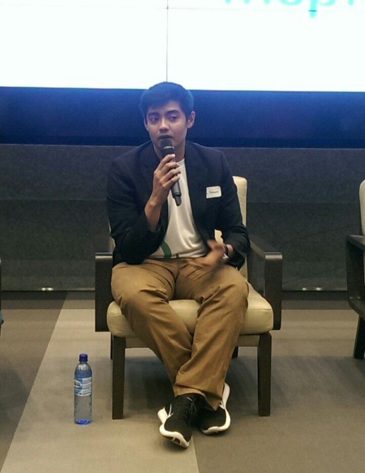 Maxis's tweet photo. Says Jaygan Fu of Grab: whn you get funding, expectations of you are far higher; hire ppl who can grow with you. #MaxisInspire https://t.co/tOAUaMf7Z9