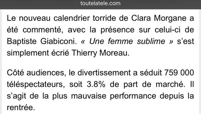 Et oui @EnoraMofficiel ; la malveillance et la m&eacute;chancet&eacute; n'ont jamais pay&eacute; ... @tpmp @toutelatele #laplusmauvaiseperformancedelarentree<a class="tags" target="_blank" title="On Twitter" href="/?out=eyJ0eXAiOiJKV1QiLCJhbGciOiJIUzUxMiJ9.eyJpYXQiOjE3MjA5MDQ0MjksImlzcyI6InR3cG9ybnN0YXJzLmNvbSIsIm5iZiI6MTcyMDkwNDQyOSwiZXhwIjoxNzUyNDQwNDI5LCJyZWRpcmVjdF91cmwiOiJodHRwczovL3R3aXR0ZXIuY29tL0Vub3JhTW9mZmljaWVsIn0.UrR5PMP1-SXjhbcJYeMoRvjm9QVc9pg3vJXIESdxop5Q1Vt2lDLRbbWmglAQoYAfXpaYQ-eN-aQmOsON2mNYTg">@EnoraMofficiel</a><a href="/tag/laplusmauvaiseperformancedelarentree"class="tags"><span>#laplusmauvaiseperformancedelarentree</span></a>