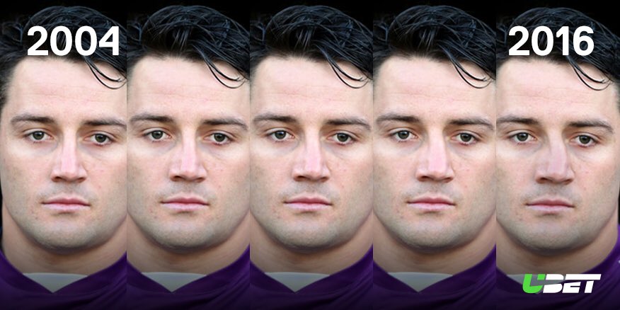 theword's tweet image. The nose is about all that's changed over the years! #Cronk300 #NRLStormRaiders #NRLFinals
