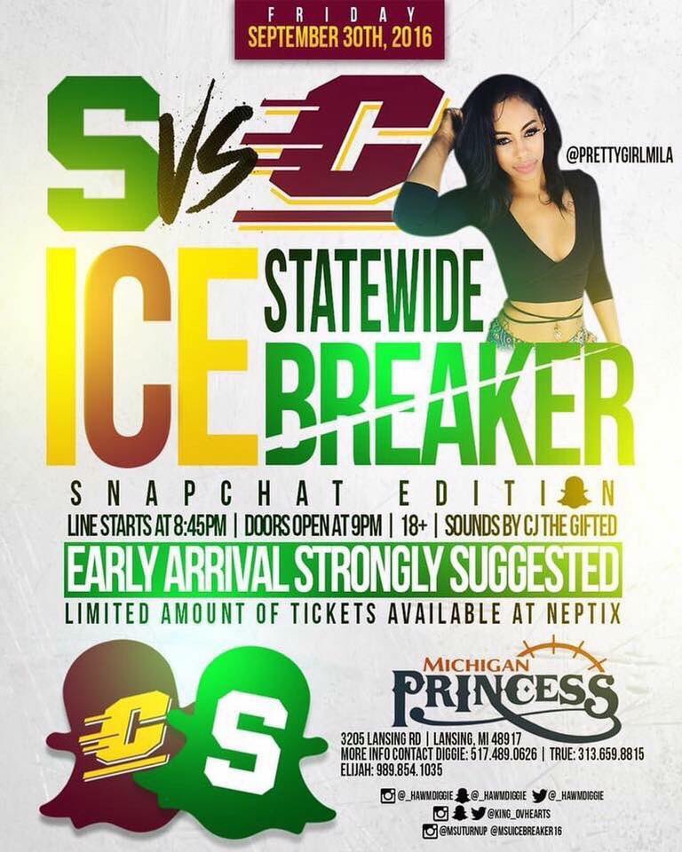 HAWMDIGGIE's tweet photo. @DeeeP03 #MSUICEBREAKER 
#CMUICEBREAKER

**THIS FRIDAY SEPT 30th**
10$ until inflation @ door https://t.co/5QTI8c0o7u
