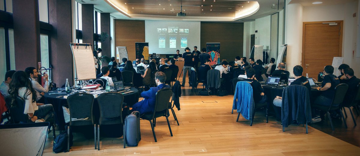 giuggiupa's tweet photo. Final presentation at the #automotivedata #replyhackathon in #palazzodivarignana. #reply+fca in #Bologna. Have fun https://t.co/MTSSDVzqbP