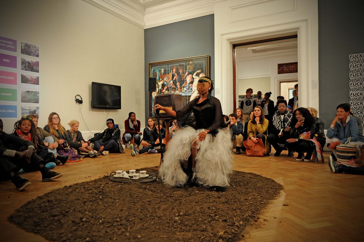 'Excerpts From the Past by <a href="/sthemse/">Sethembile Msezane</a> <a href="/Iziko_Museums/">Iziko_Museums</a>. #Izwelethu #Heritage #FeesMustFall #TheArtofDisruptions