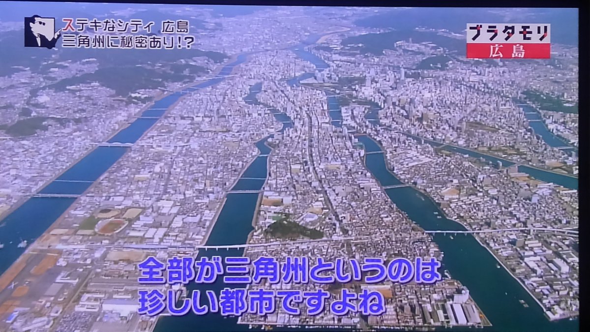 ブラタモリ 広島へ 江戸時代の驚きの 巨大プロジェクト の痕跡 Togetter