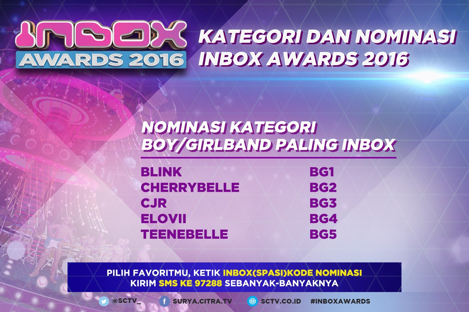 Inbox SCTV on Twitter: "Cek nominasi Boy/Girlband Paling Inbox di # ...