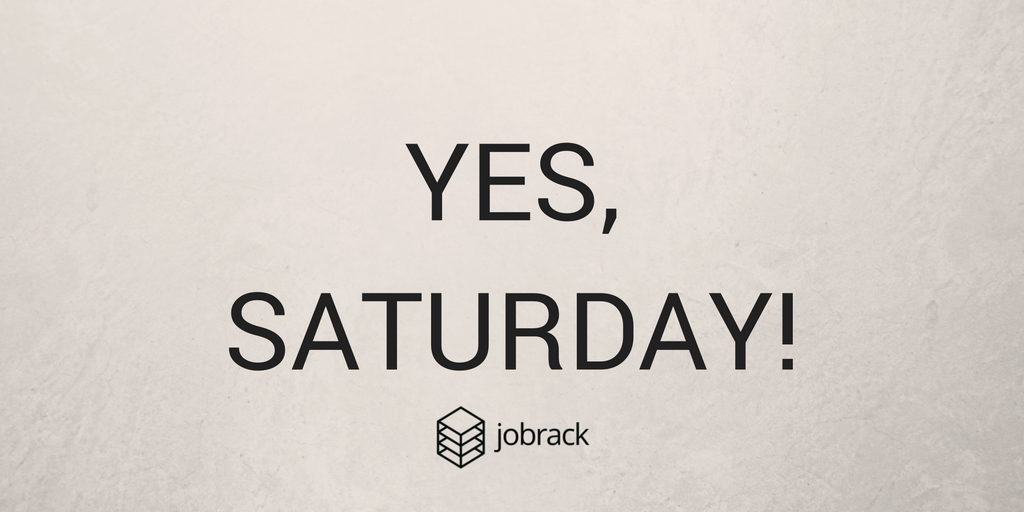 jobrack1's tweet photo. Find a job that will make your every day feel like #Saturday #remotework #jobrack #freelance #WorkFromHome
https://t.co/Rm2mf9t4FT https://t.co/qMNAS8RCqE