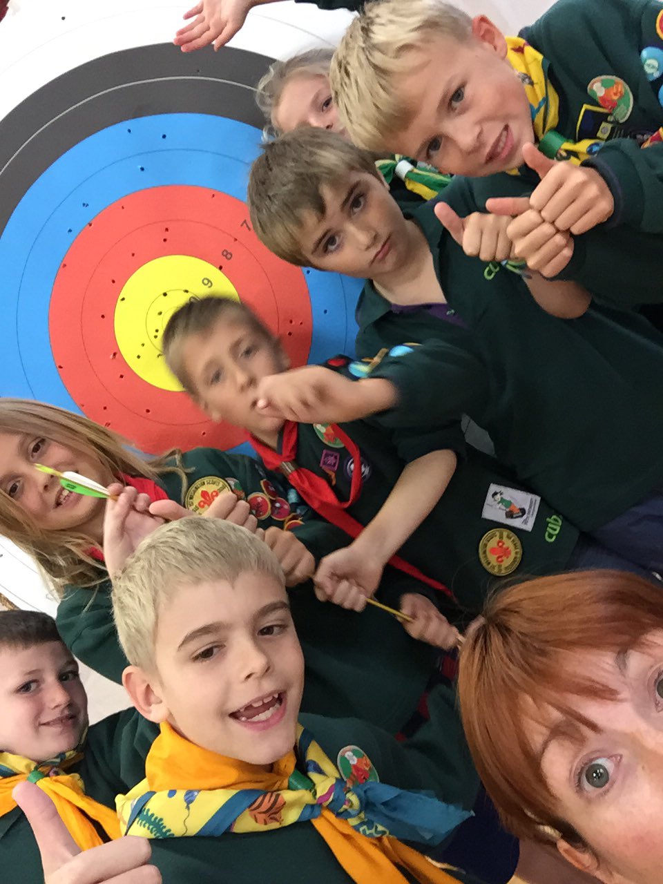 Going for Gold at the District Archery Competition!