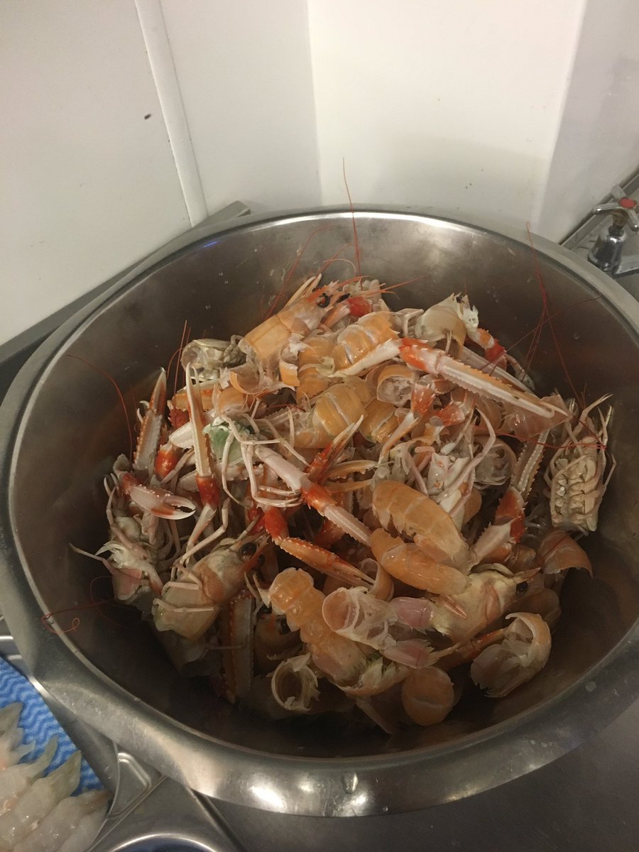 Beautifully fresh langoustines from @AOSeafood for dinner tonight <a href="/oscarsabbeyhous/">Oscars Abbey House</a> 😋🍤