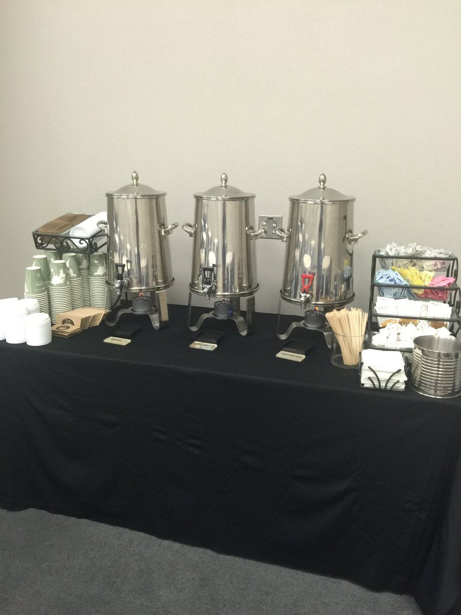 Coffee is ready! Come on down to room 371AB.    #NTAASB