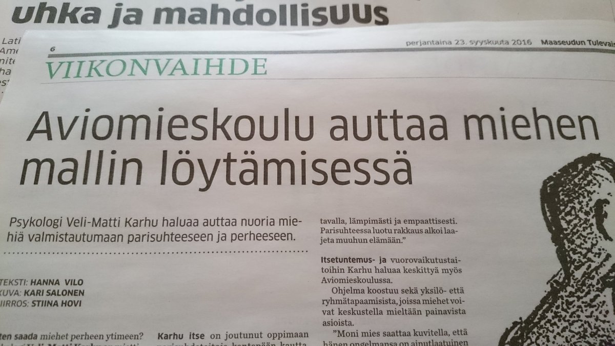 vsammy_poet's tweet photo. #Kaikkia ne keksii😨.. Näin miehenä kiinnostas tietää millanenkoha se #Aviovaimo koulu sit on 😏 Buah!
Ainii! Mut mä en ookkaa enää nuari 😂 https://t.co/T9FpDLIOip
