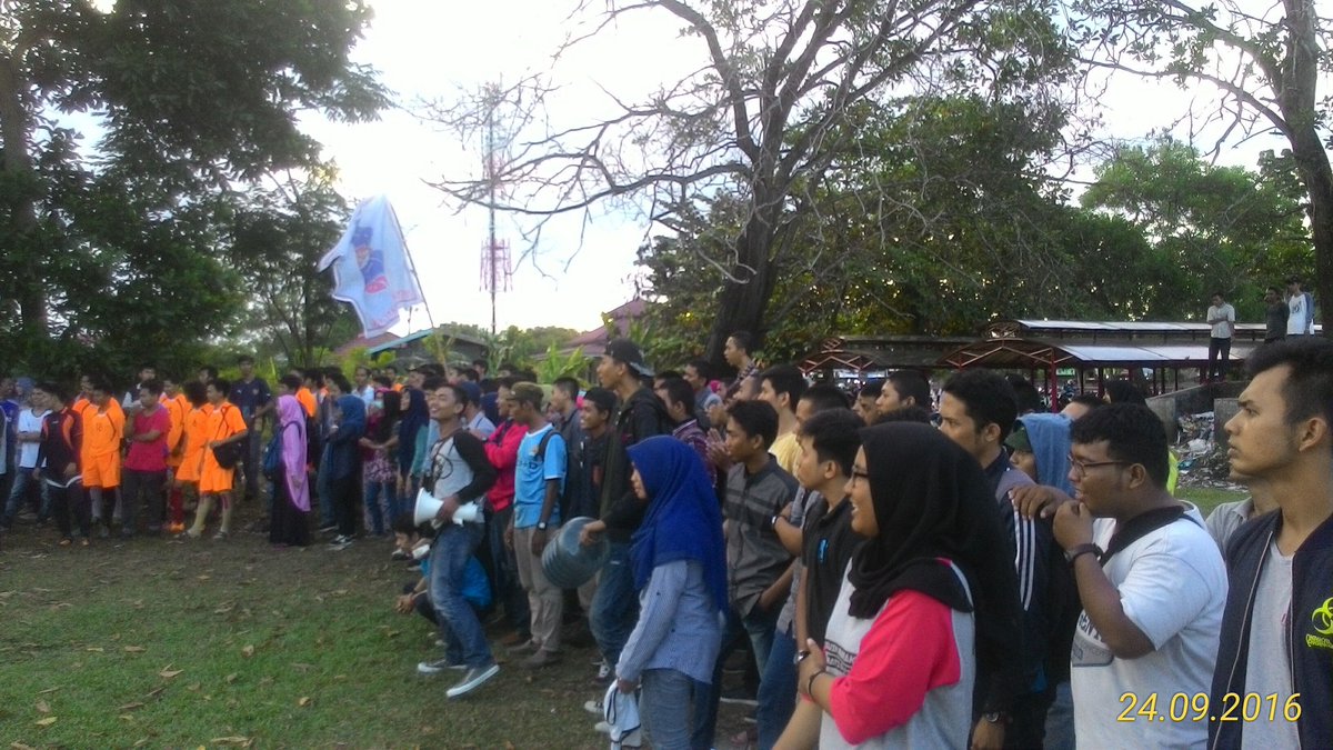 Selamat kpd HMTS yg menjadi supporter terbaik hari ini berkat dukungan penuh semangat, beretika &amp; sopan