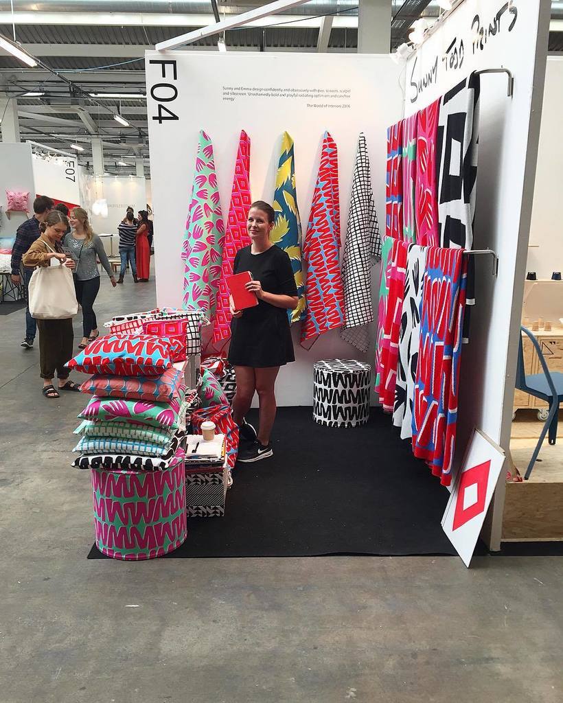 SunnyToddPrints's tweet photo. So good to have Emma on the stand today! #sunnytoddprints #ldf16 #pattern #print #madeinth… https://t.co/Y2IQykkYxJ https://t.co/22y7TT3Dd1