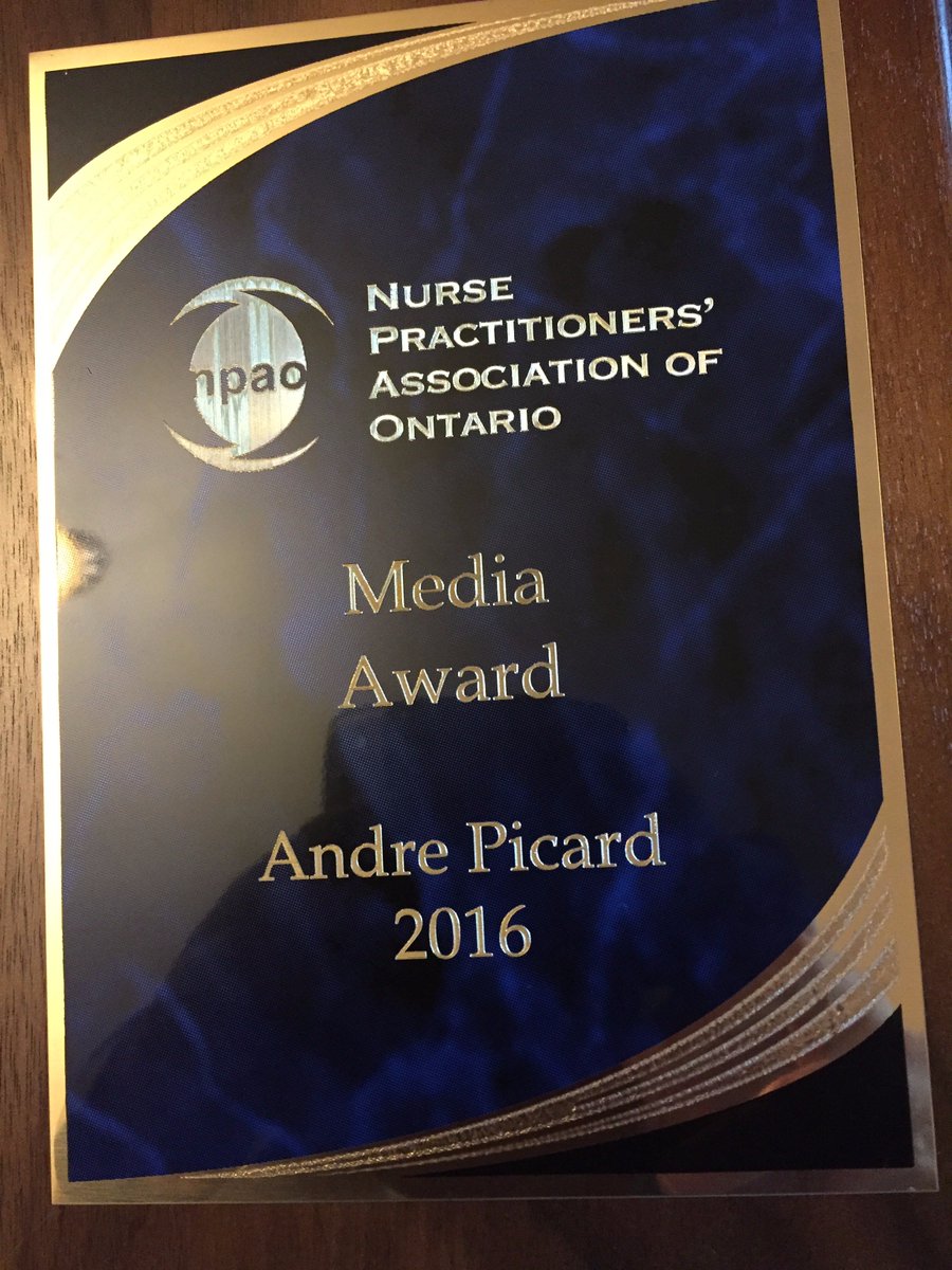 picardonhealth's tweet photo. Thank you to @NPAO2 for presenting me with their first media award. I'm honoured. https://t.co/LGEwu8Vtmq https://t.co/Io97wxrS6t https://t.co/W7SadElQcJ