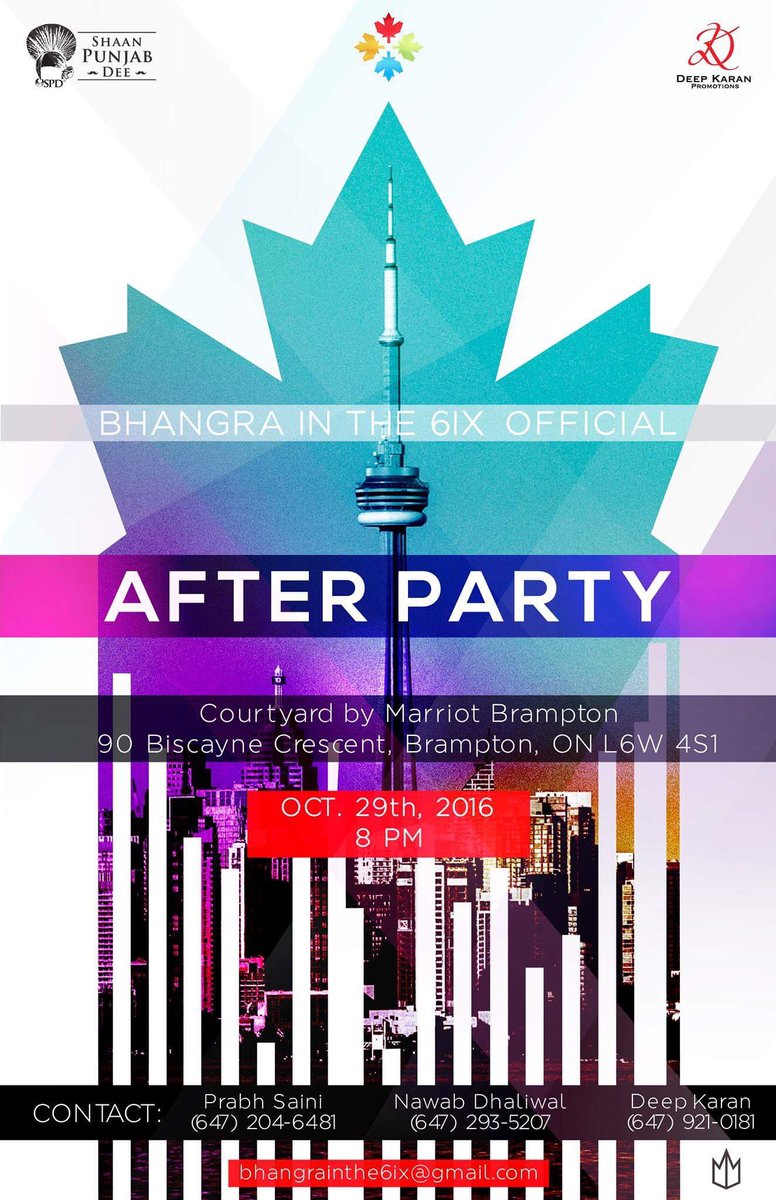Afterparty for #bhangraInthe6ix #DeepkaranPromotions #ShaanpunjabDee