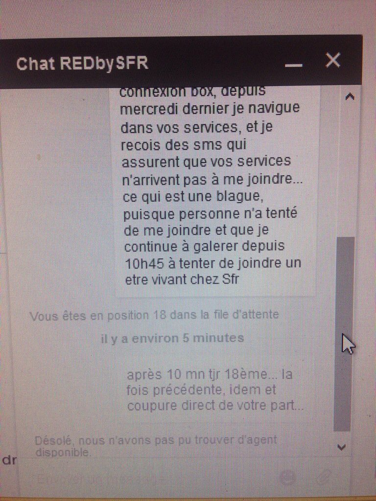 Putaghjone's tweet image. @REDbySFR #webline #hotline fantôme après des heures pour en arriver à moins de débit qu&apos;en 1990. #mercipourcemépris