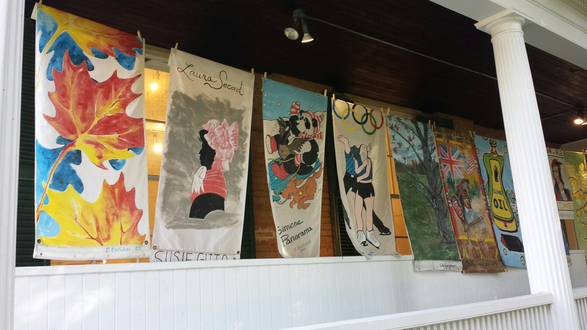 NorfolkArts's tweet image. Stellar selection of @SimcoeBia Drive-Thru #Gallery Banners for sale today @ NAC. Come get yours 10am - 4pm! @NorfolkTour @NorfolkCulture