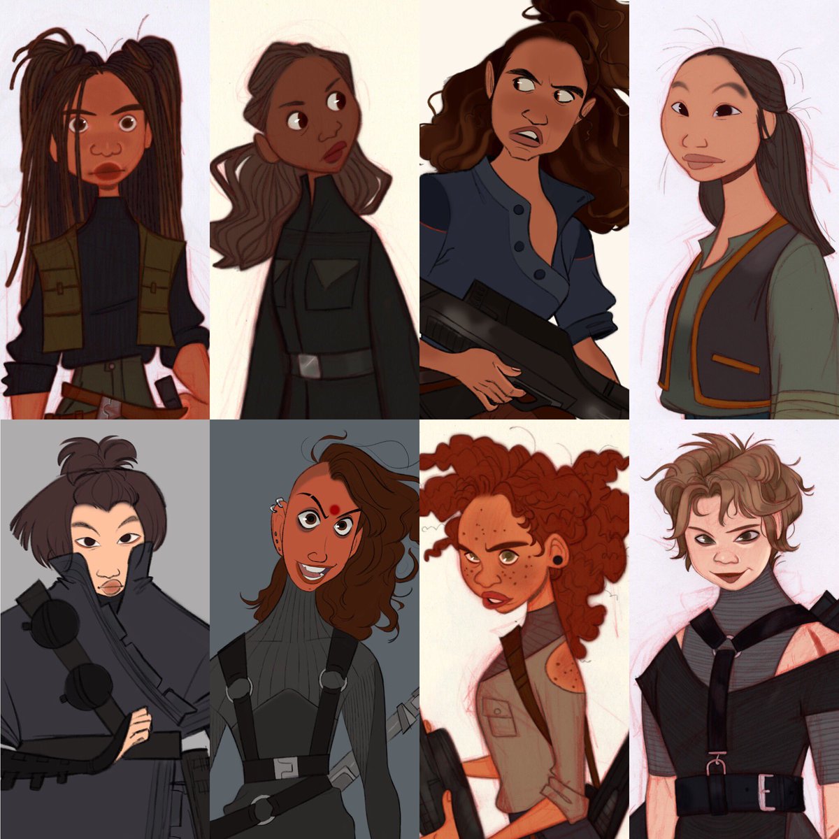 I was a little salty at the redundancy of female Star Wars characters, so I made my own