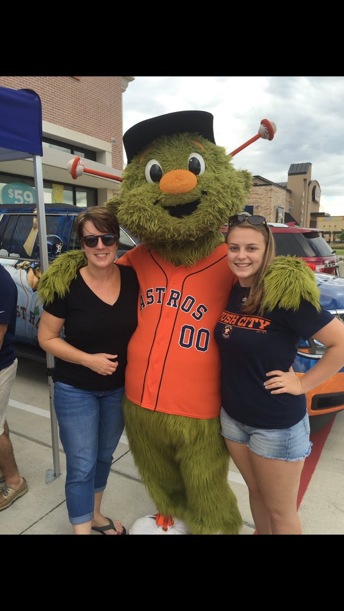 Meet Orbit today @ Cane's 12-1! 12345 FM 1960 @ Eldridge. Giving away tix to tonight's ballgame.