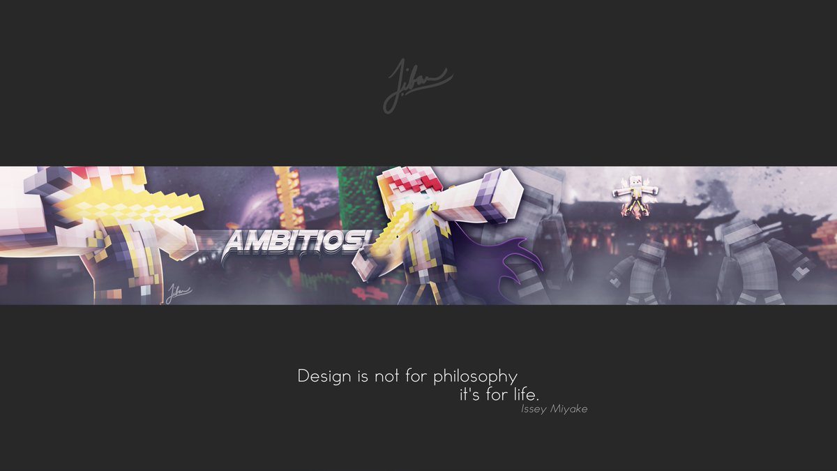 Liban On Twitter Minecraft Channel Art Revamp Requirements