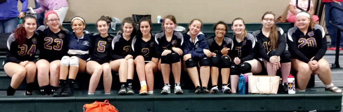 KougarVB's tweet photo. Gangs all here! Enjoying the day at the JV St. Joe tournament. Let's go Kougars!! https://t.co/zcKtidHmLT