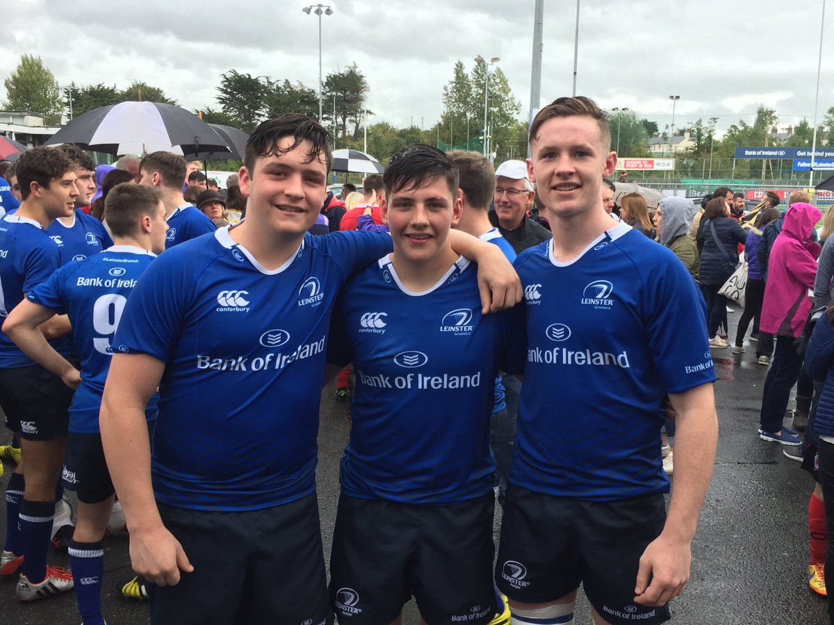 Congratulations to Niall McEniff, Ritchie Bergin and Ronan Watters on their performances for the Championship winning Leinster Schools team.