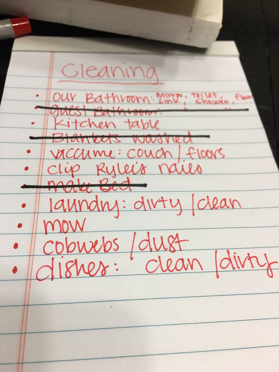 At least I'm checking things off the list! ✔️✔️✔️ #cleaning #itsnotspring #lotstodo #solittletime #getsonebeforethewedding