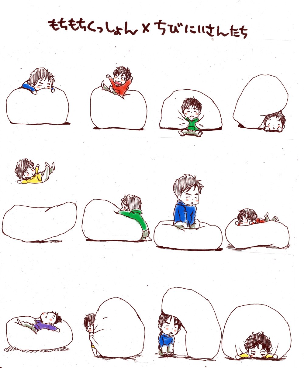 狸谷 もちもちくっしょんとちびキャラテンプレお借りしました 久々の一発書きｗ T Co 2nez3dtjxa Twitter