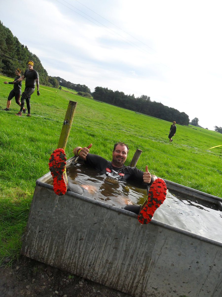 MuddKings's tweet photo. A #muddking maybe #bornmuddy however one definitely does enjoy ones annual bath. @BornSurvivorUK https://t.co/4eNrKai5PE