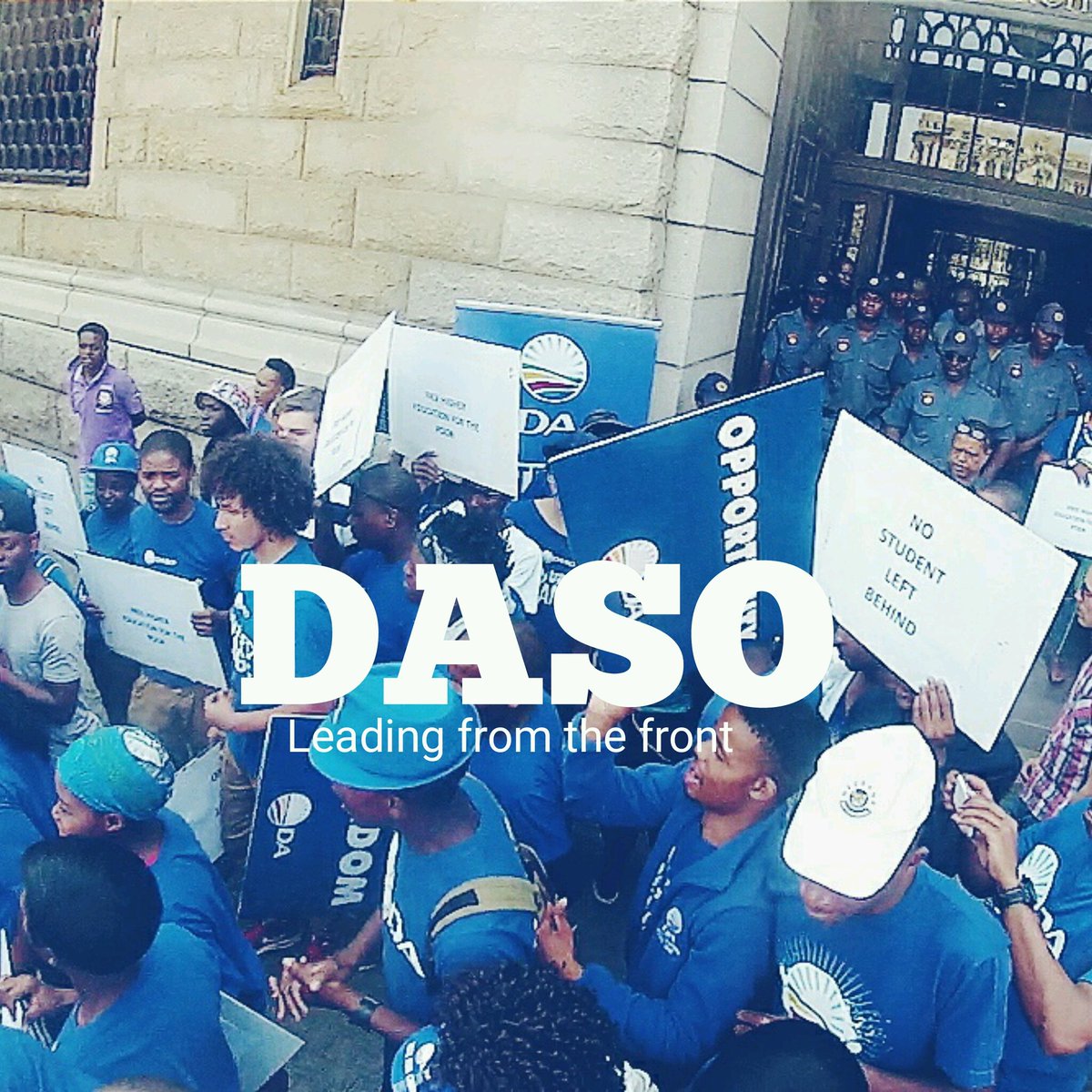 "It takes heart to lead from the front,  we will never let other students dictate our future." <a href="/YusufCassim/">Yusuf Cassim</a>