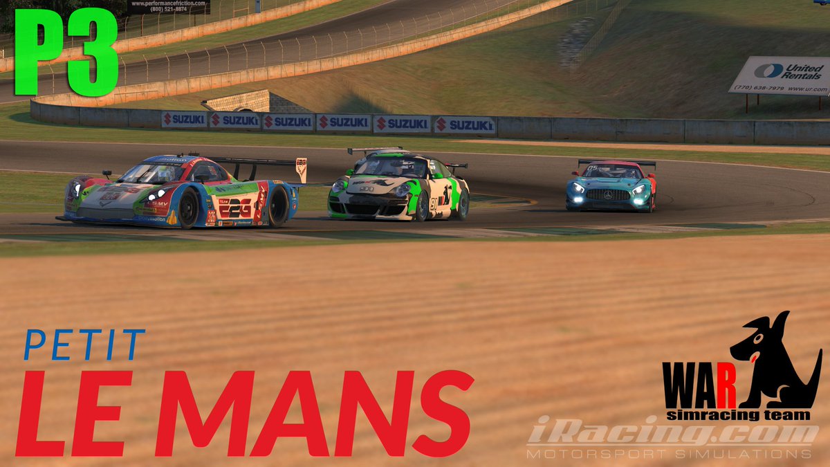 wardogsrt's tweet image. Second stint completed 
P3
8hours remaining
Go Go Go!!!! 
#PetitLeMans 
#iracing