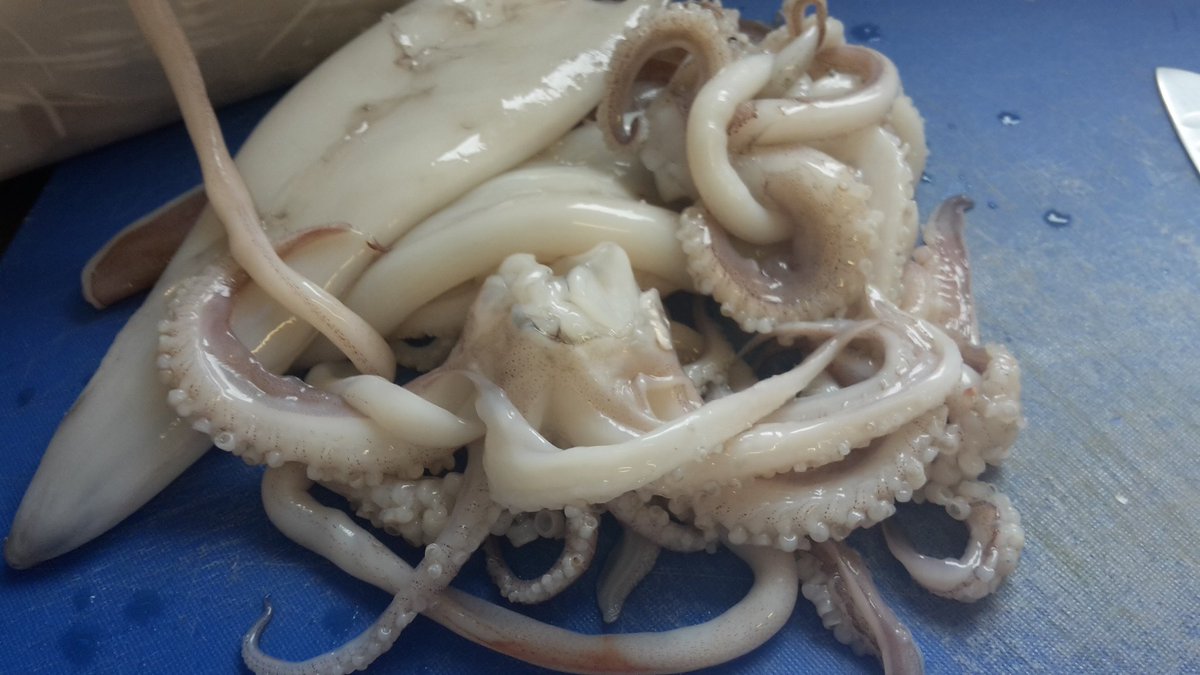 Thanks to <a href="/FishesExeter/">Fishes</a> for the lovely squid for tonight's menu