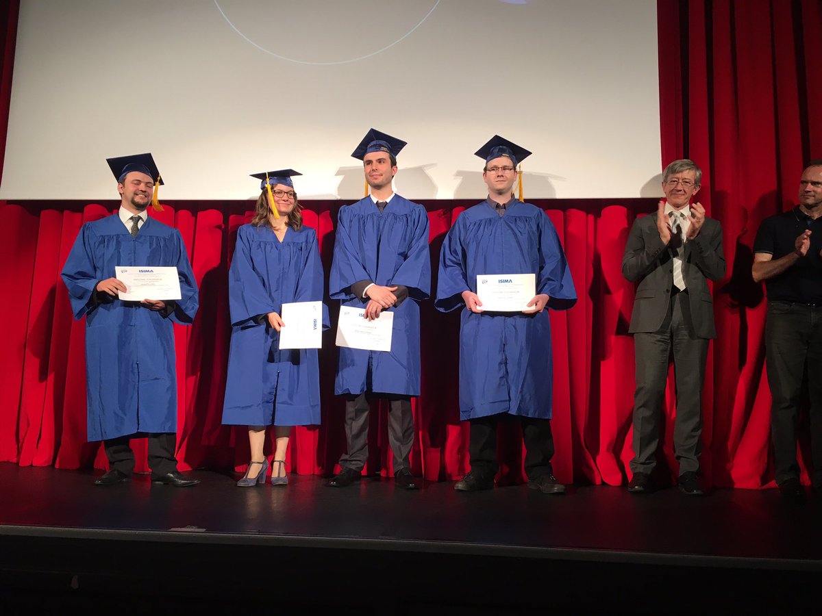anelis_isima's tweet photo. Félicitations aux F4 de la promo 2016 diplômés de l'@isima5 https://t.co/oTmMeTrHoM