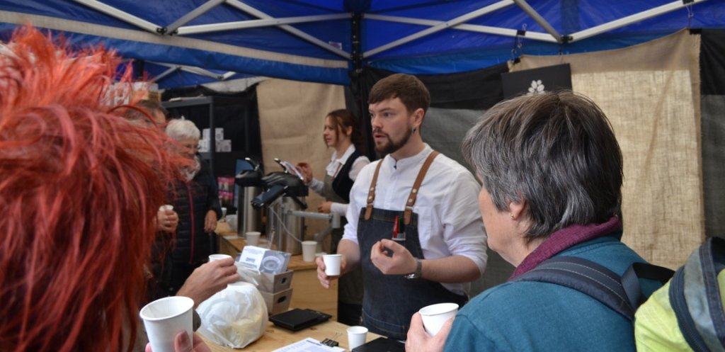 tastecumbria's tweet photo. Our pals at @CarvetiiCoffee didn't just share their coffee today - they added a little brewing wisdom too! https://t.co/l90v6ScBRT