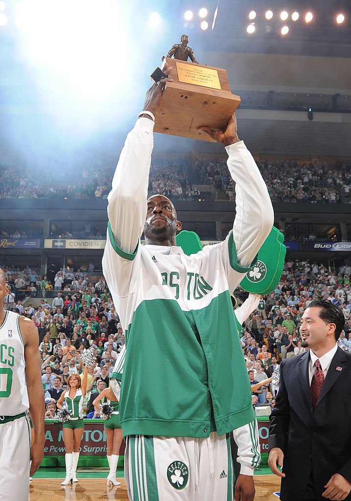 The Nba Defensive Player Of The Year Kevin Garnett Of The