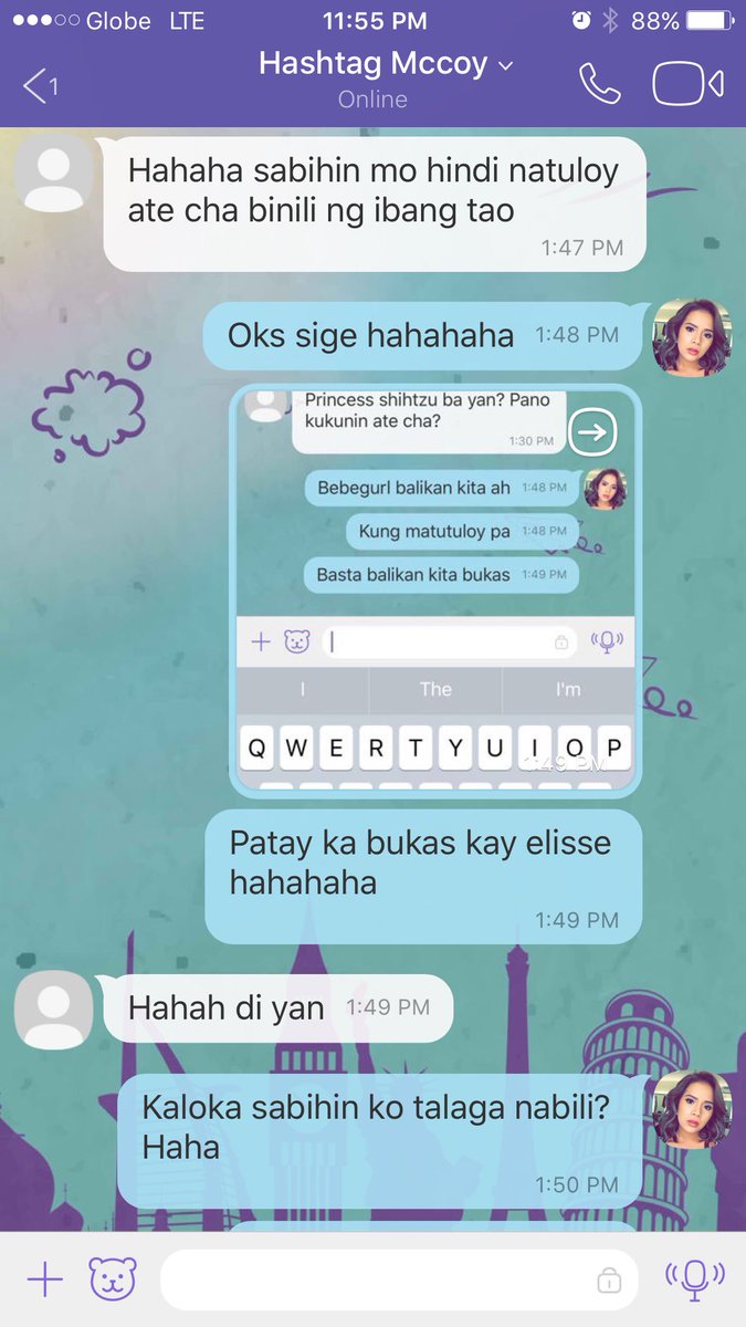 _djchacha's tweet photo. Kunchaba pa more besh. Sorry na talaga @ElisseJoson sa pagsisinungaling, napag-utusan lang ni @hashtag_mccoydl 😂😬✌ https://t.co/jaGnuwdJVc