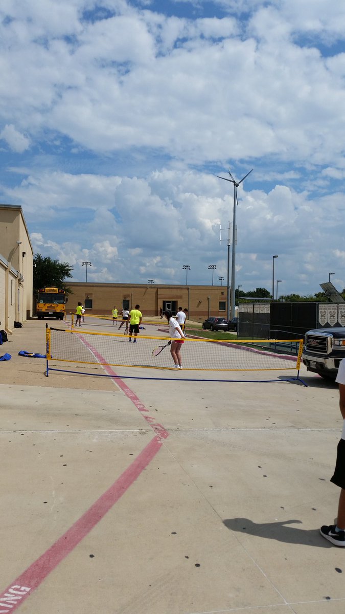 South hills new tennis court, not quite what we thought they would be