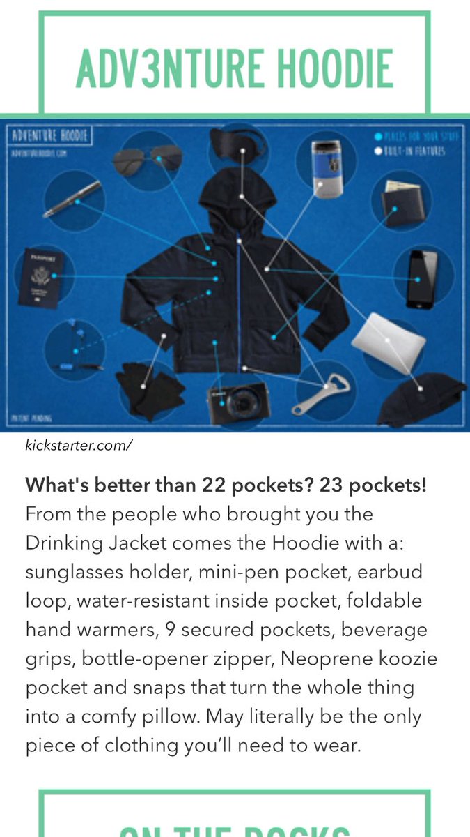Zane Lamprey on Twitter "This ultimate travel hoodie is breaking