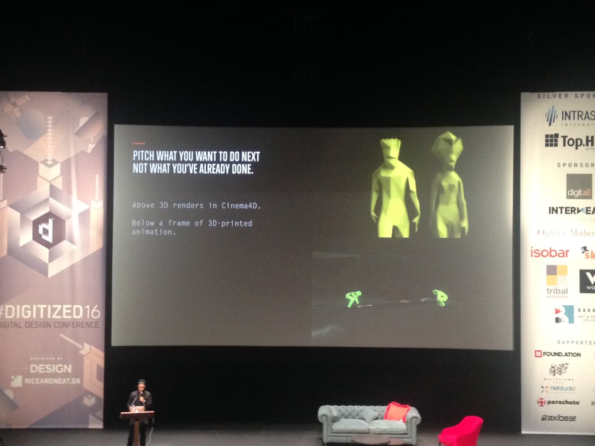 "Pitch what you want to do next, not what you have already done" #Digitized16