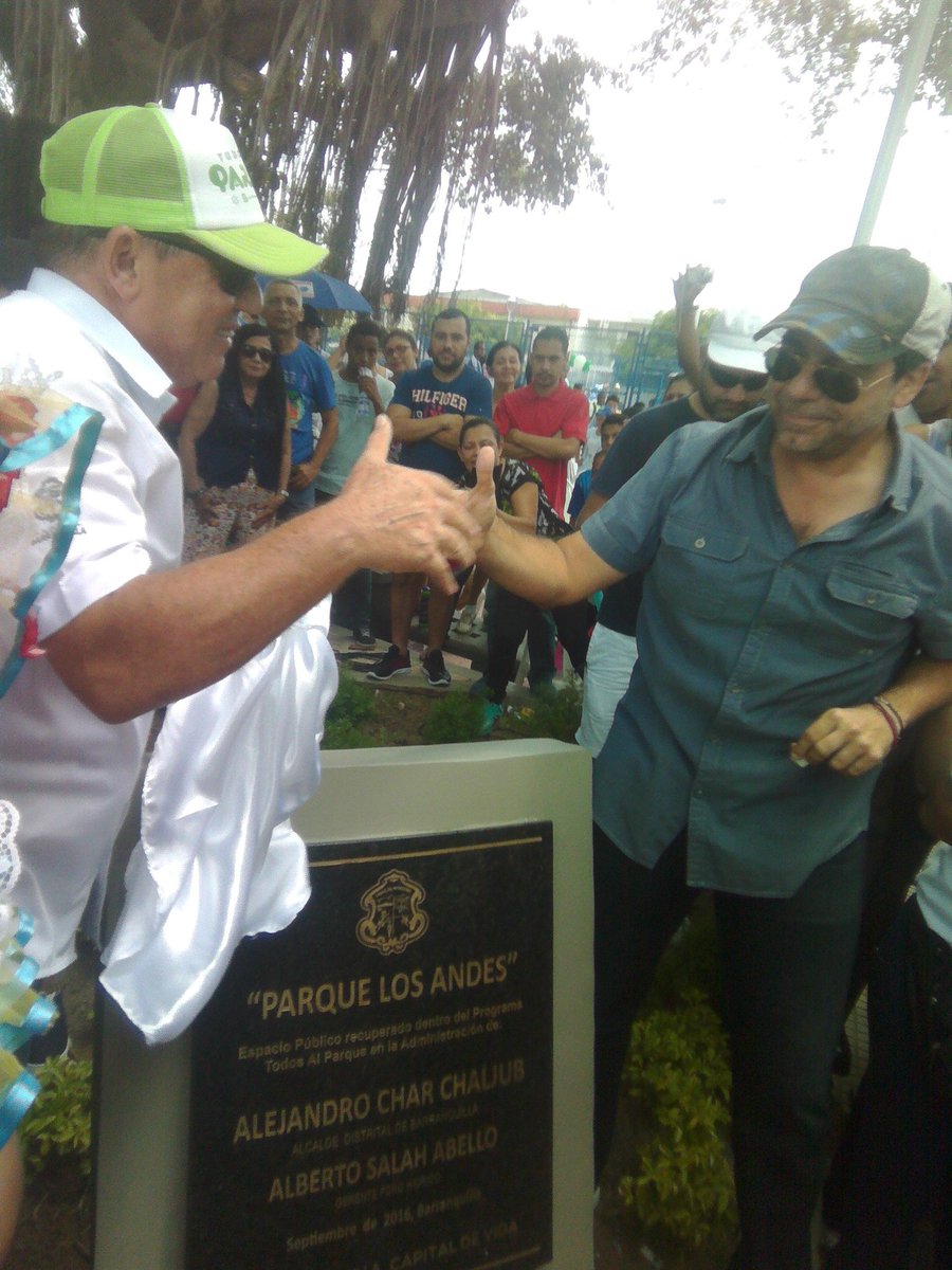 Entrega del parque los Andes con la asistencia del Alcalde Alejandro Char