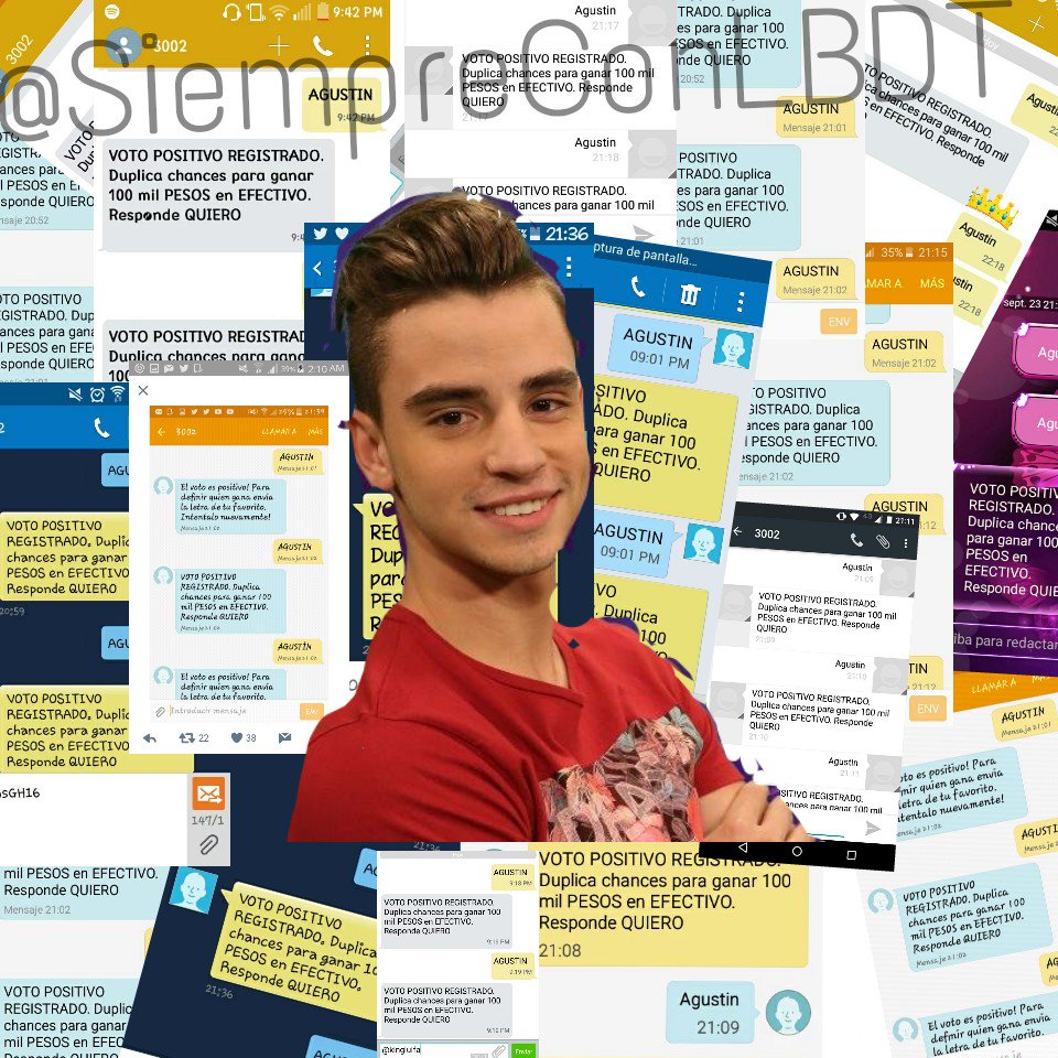 SiempreConLBDT's tweet photo. Sigamos votando que Tincho no se va!!!!! 
LBDT CON VOS TINCHO 
AGUSTIN AL 3002💞 @Tinchopappa https://t.co/XcOZldA1R3
