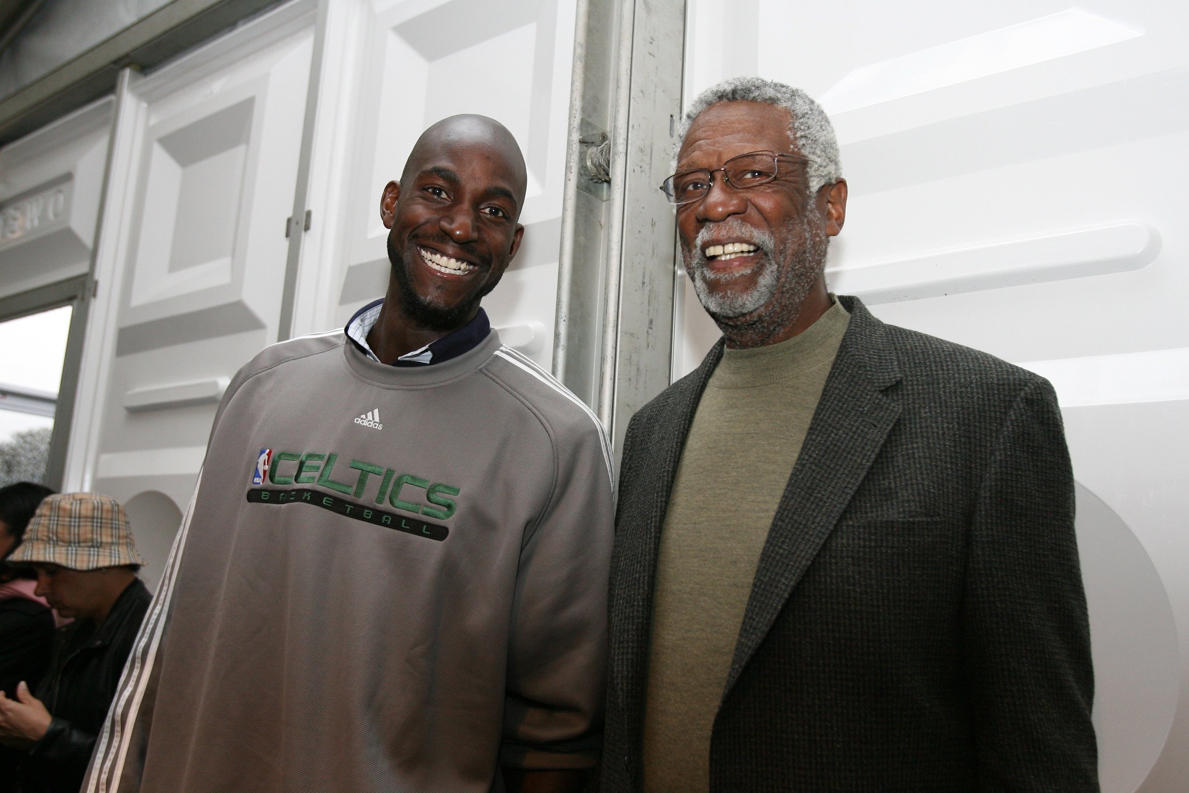 Bill Russell and Kevin Garnett  Bill russell, Kevin garnett