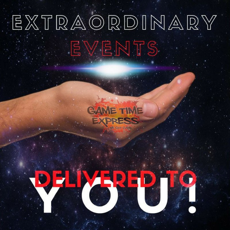 GameTimeExpress's tweet image. Are you looking for an extraordinary, mind blowing, knock it out of the park kind of party? Look no further! Game Time Express has it all.
