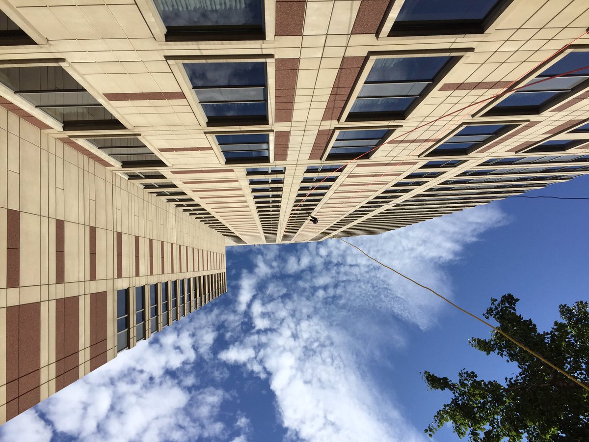 Rappelling off this huge building in downtown #GrandRapids to support @Easter_Seals <a href="/overtheedge/">Over The Edge</a>