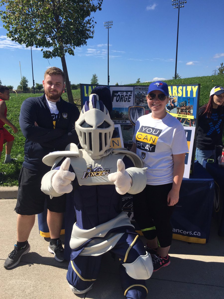 LancerRec's tweet photo. Winston supports You Can Play. Stop by the booth today to learn more before the game starts. #LancerNation #youcanplay 💛💙 https://t.co/F3ApYBRuj1