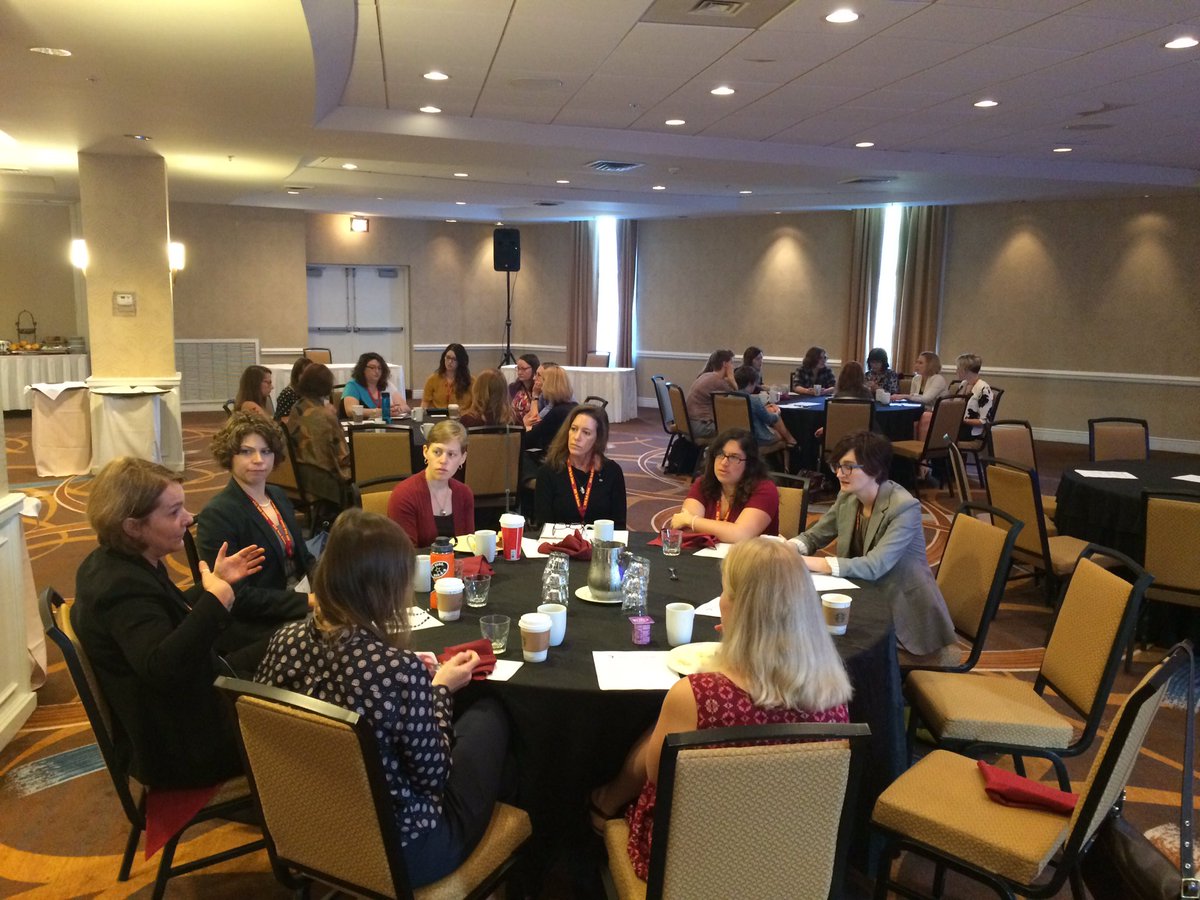 simmonwm's tweet image. Terrific conversations about publishing, funded research, and research centers at #womenintc breakfast #sigdoc16
