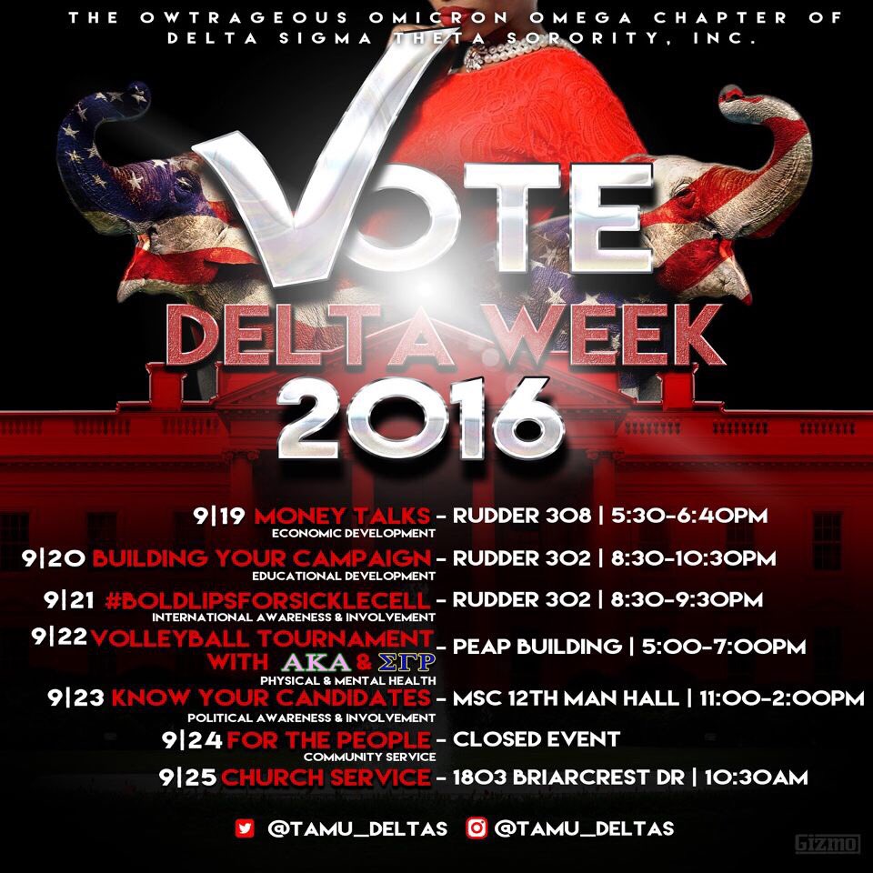 TAMU_Deltas's tweet image. Thanks to all who came out and helped make Thursday and Friday of #DeltaWeek a success! We'll see y'all Tomorrow morning at church! 🙏🏽❤️