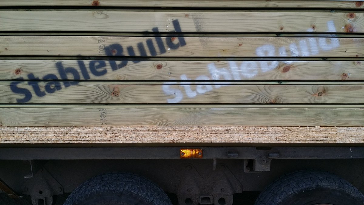 stablebuild's tweet image. Branding mark - sign of quality built stables.