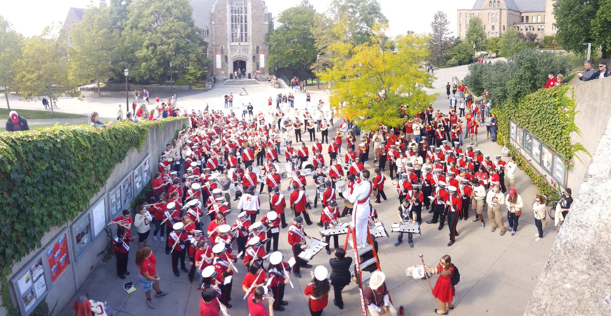 BigRedMarchingB's tweet photo. WELCOME HOME!!! #cuhome #CornellHomecoming https://t.co/K1RvQN69VL