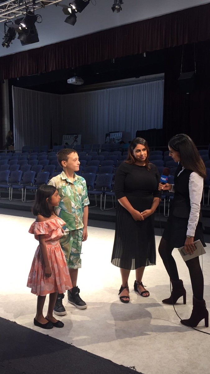 <a href="/GlobalBC/">Global BC</a> was here! Interviewing designer <a href="/housefarola/">house farola</a> and 2 models! One of them, Taylor Hamelin, a recovering patient of <a href="/BCCHF/">BCCH Foundation</a> #vkfwss17